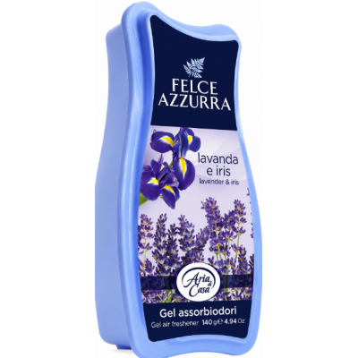 Гелевий освіжувач повітря Felce Azzurra Lavanda e Iris 140 г