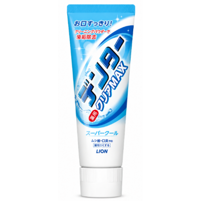 Зубна паста з мікропудрою LION Dental Clear MAX Super Cool, натуральна м’ята, 140 г
