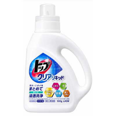 Рідкий засіб для прання LION Top Clear Liquid сила ферментів, 900 мл