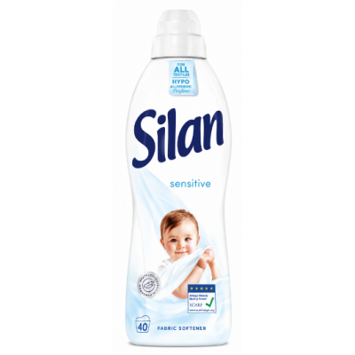 Кондиціонер-ополіскувач для білизни Silan Sensitive, 40 прань, 880 мл