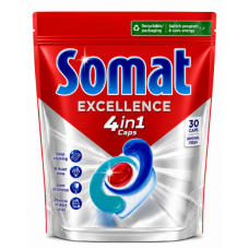 Капсули для посудомийної машини Somat Excellence 4in1 Original Fresh, 30 шт.