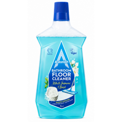 Засіб для миття підлоги у ванній кімнаті Astonish Bathroom Floor Cleaner White Jasmine & Basil, 1 л