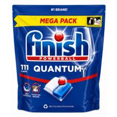 Капсули для посудомийної машини Finish Powerball Quantum Mega Pack, 111 шт.