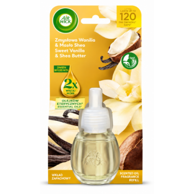 Змінний блок для електричного ароматизатора Air Wick Sweet Vanilla & Shea Butter, 19 мл
