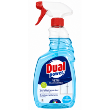 Засіб для очищення скла та дзеркал Dual Power Vetri Glass Cleaner з аміаком, 750 мл