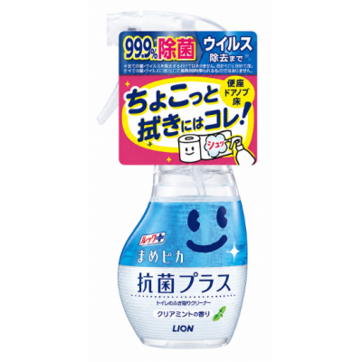 Спрей для прибирання туалету Lion LOOK Plus Mame-Pika Antibacterial Plus Clear Mint, 210 мл