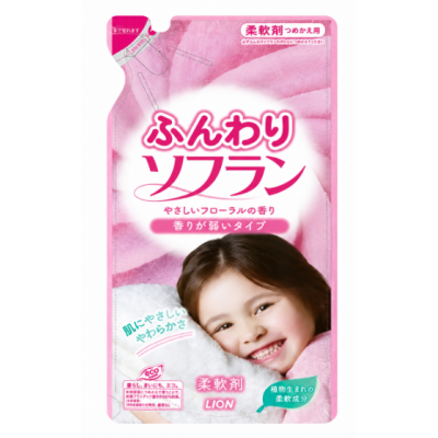Кондиціонер для білизни Lion Funwari Soflan Gentle Floral, запасний блок, 500 мл