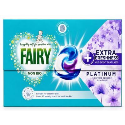 Капсули для прання Fairy Non Bio Platinum Extra Freshness, 29 прань, 29 шт.