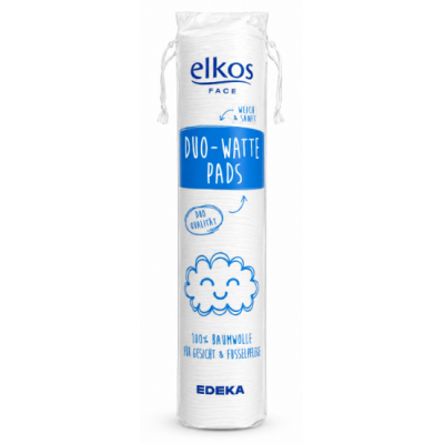 Ватні диски Elkos Face Duo-Watte Pads, 140 шт.
