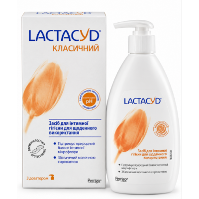 Средство для интимной гигиены Lactacyd Классический с дозатором, 400 мл