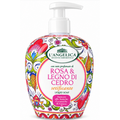Рідке мило для рук L'Angelica Rosa & Legno di Cedro, 500 мл