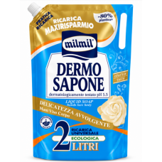 Жидкое дерматологическое мыло Milmil Dermo Sapone Delicatezza Avvolgente, 2 л