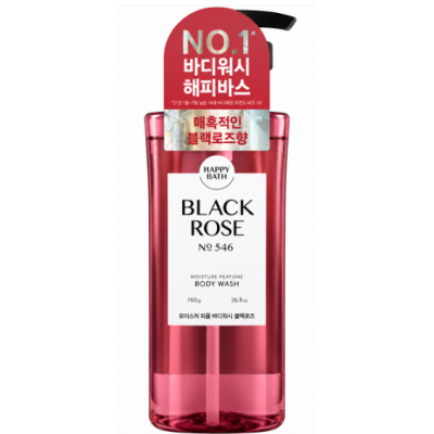 Парфумований гель для душу Happy Bath Black Rose №546, 760 г