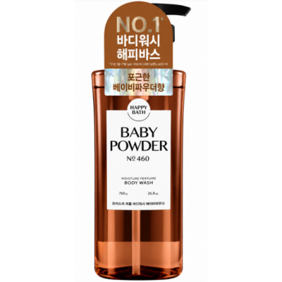 Парфумований гель для душу Happy Bath Baby Powder №460, 760 г