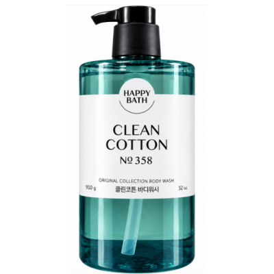 Парфумований гель для душу Happy Bath Clean Cotton №358, 910 г