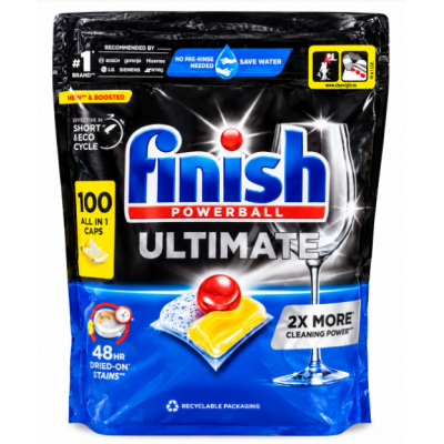Капсули для посудомийної машини Finish Powerball Ultimate All in 1, 100 шт.