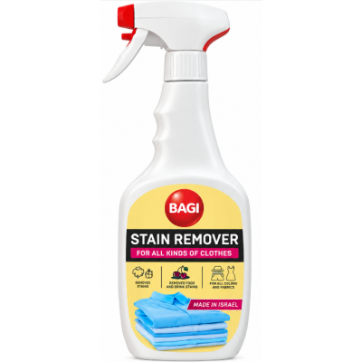 Універсальний плямовивідник-спрей для тканин Bagi Stain Remover, 500 мл