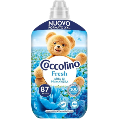 Кондиціонер для білизни Coccolino Fresh Aria di Primavera «Весняне повітря», 87 прань, 1827 мл