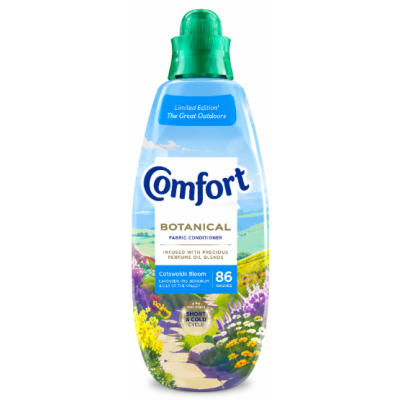 Кондиціонер для білизни Comfort Botanical Cotswolds Bloom, 86 прань,  1290 мл