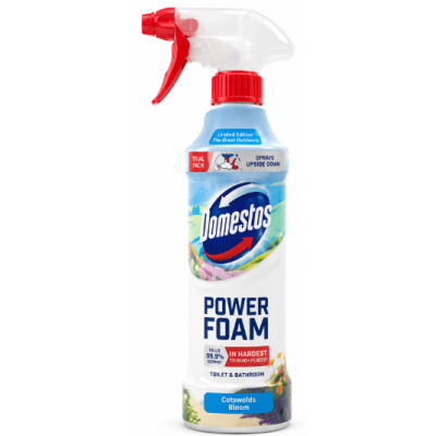Універсальний спрей-піна для чищення Domestos Power Foam Cotswolds Bloom, 450 мл