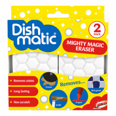 Меламиновые губки Dishmatic Mighty Magic Eraser, 2 шт.