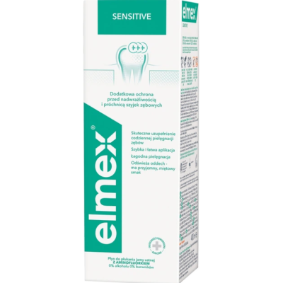 Ополіскувач для порожнини рота Elmex Sensitive Plus для чутливих зубів, 400 мл
