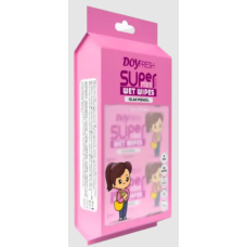 Вологі серветки Doyfresh Mini рожевого кольору, 8 шт