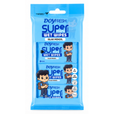 Вологі серветки Doyfresh Mini синього кольору, 8 шт