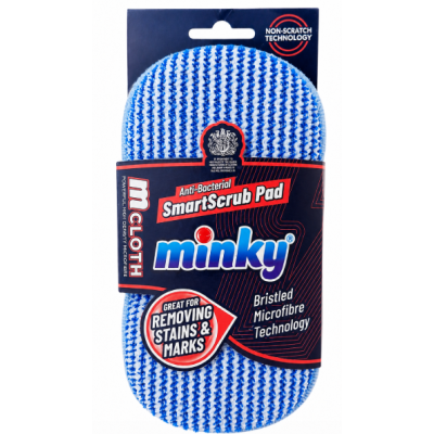 Губка-скрабер з мікрофібри Minky Anti-Bacterial SmartScrub Pad, 1 шт
