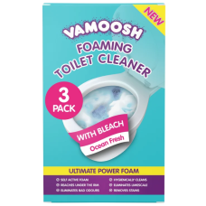 Піна для чищення туалетів Vamoosh Foaming Toilet Cleaner With Bleach Ocean Fresh, 3 саше
