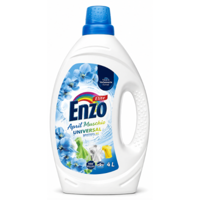 Гель для стирки универсальный Enzo Elite April Universal Gel, 100 стирок, 4 л