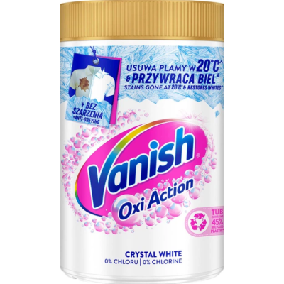 Средство для удаления пятен и отбеливатель для тканей Vanish Oxi Action Кристальная Белизна, 1,4 кг