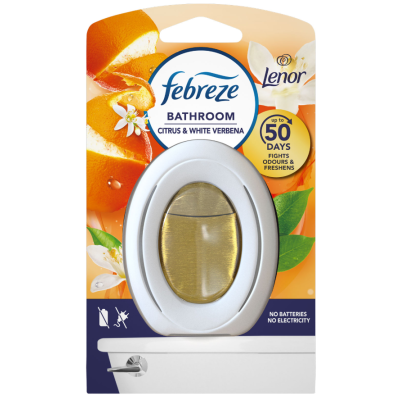 Освіжувач повітря для ванної кімнати FEBREZE Citrus & White Verbena, 7,5 мл
