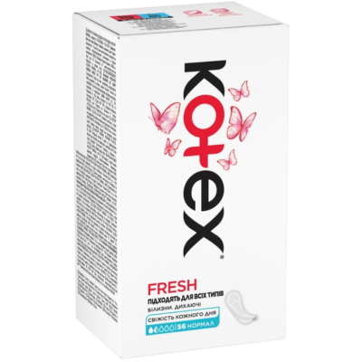Прокладки щоденні Kotex Deo Normal Plus, 56 шт