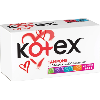 Гігієнічні тампони KOTEX Super, 24 шт