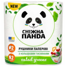 Рушники паперові «Сніжна Панда», 2 рулони