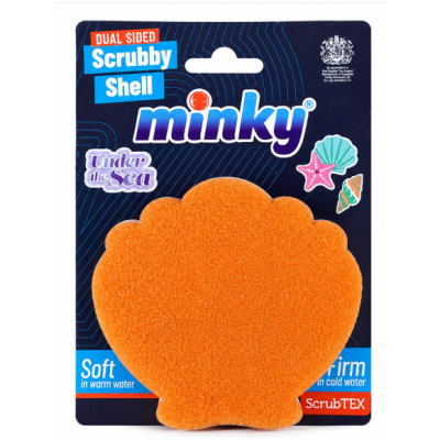Губка для миття посуду Minky Scrubby Shell Under the Sea, 1 шт.