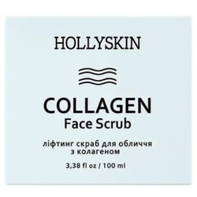 Ліфтинг-скраб для обличчя з колагеном HOLLYSKIN Collagen Face Scrub, 100 мл