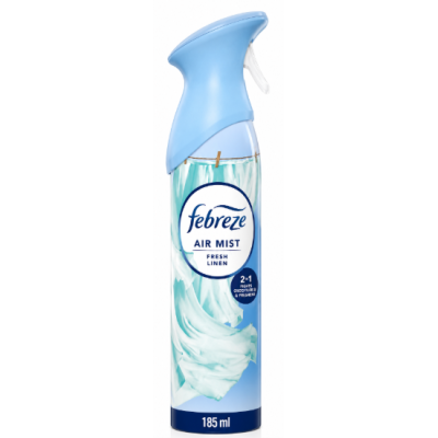 Парфюмированный освежитель воздуха Febreze Air Mist Fresh Linen, 185 мл