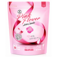 Концентрированные капсулы для стирки Top Step Pink Flower, 33 шт.