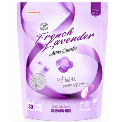 Концентрированные капсулы для стирки Top Step French Lavender, 33 шт.