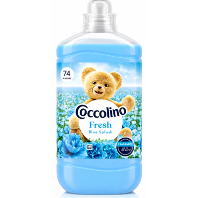 Парфюмированный концентрированный кондиционер Coccolino Свежесть и мягкость, 1,7 л, 74 стирки