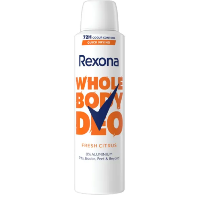 Дезодорант-спрей для тіла Rexona Citrus Fresh без алюмінію, 150 мл
