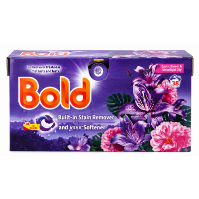 Капсули для прання Bold Exotic Bloom & Moonlight Lily з Lenor, 38 шт