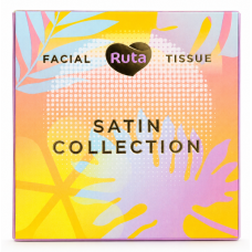 Двошарові косметичні серветки Ruta Satin Collection Куб, 80 шт