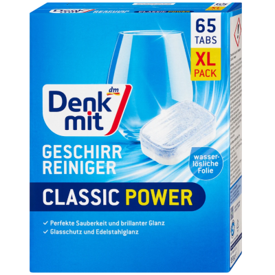 Таблетки Denkmit Classic для посудомийних машин, 65 шт