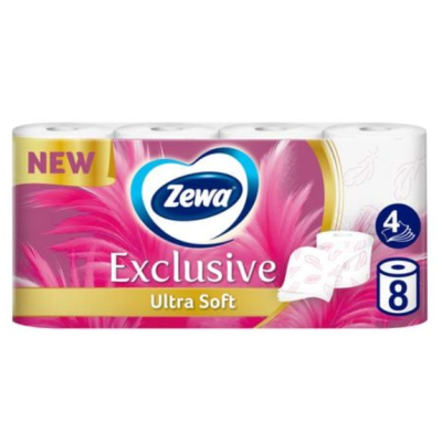 Туалетний папір Zewa Exclusive Ultra Soft 8/4