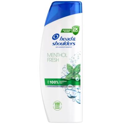 Шампунь проти лупи Head & Shoulders Свіжість ментолу, 400 мл