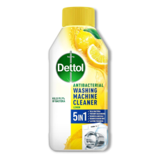 Антибактеріальний засіб для чищення пральних машин Dettol 5-in-1 Antibacterial Washing Machine Cleaner LEMON, 250ml