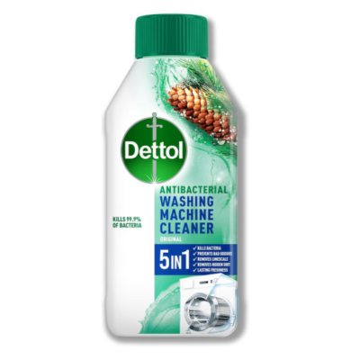 Антибактеріальний засіб для чищення пральних машин Dettol 5-in-1 Antibacterial Washing Machine Cleaner Original, 250ml